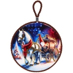 Подставка под горячее керамика 16см «Золотая подкова»