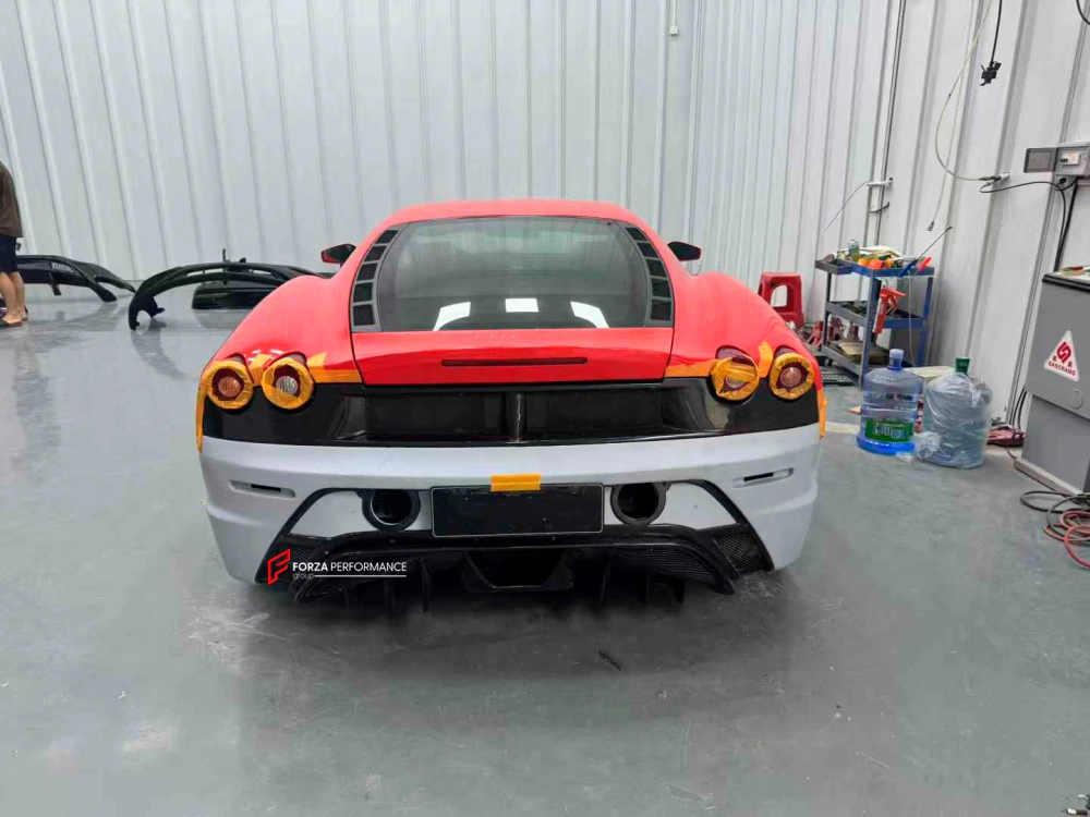 Карбоновый обвес переделка в Scuderia для FERRARI F430 Феррари