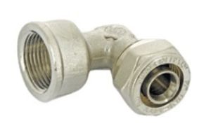 Угол обжимной Uni-Fitt ВР с внутренней резьбой для металлопластиковых труб