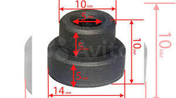 Графитовая втулка для насосов посудомоечной машины 14*10*10*5