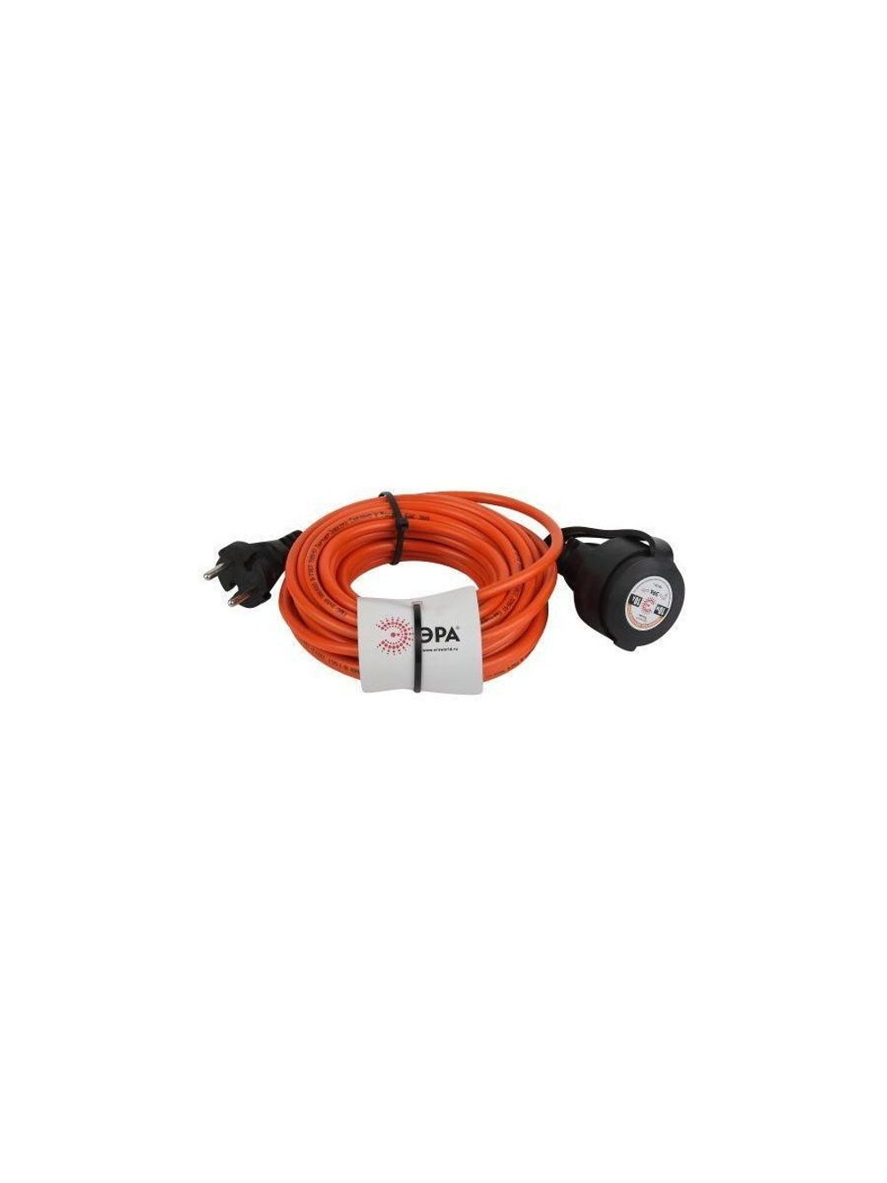 Удлинитель-шнур 1х10м без заземл. 10А IP20 UPx-1-2х1-10m ПВС 2х1 (бухта) Эра Б0046805