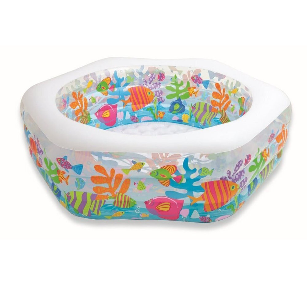 56493NP Бассейн надувной "Ocean reef pool", 191х178х61см