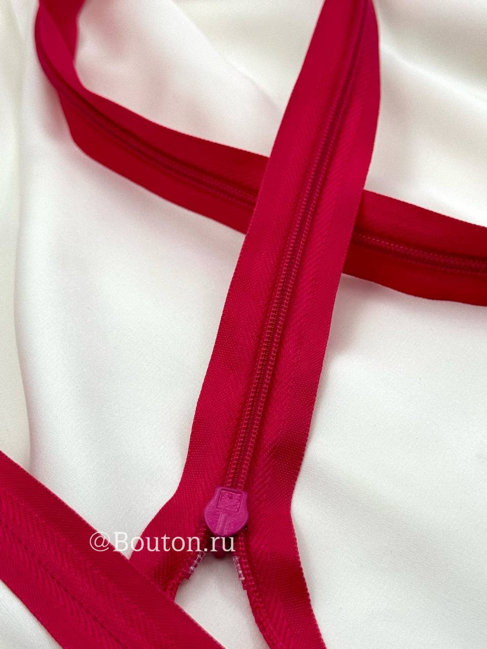 Молния потайная розовая (фуксия,малиновая)