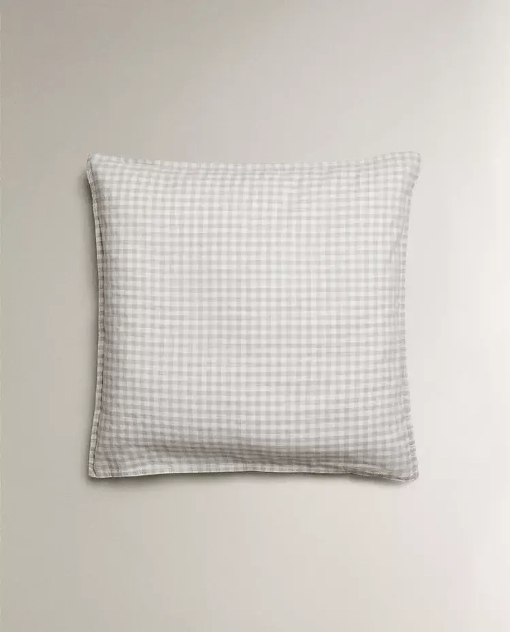 ZARA HOME ДЕТСКАЯ НАВОЛОЧКА В КЛЕТКУ, СЕРЫЙ