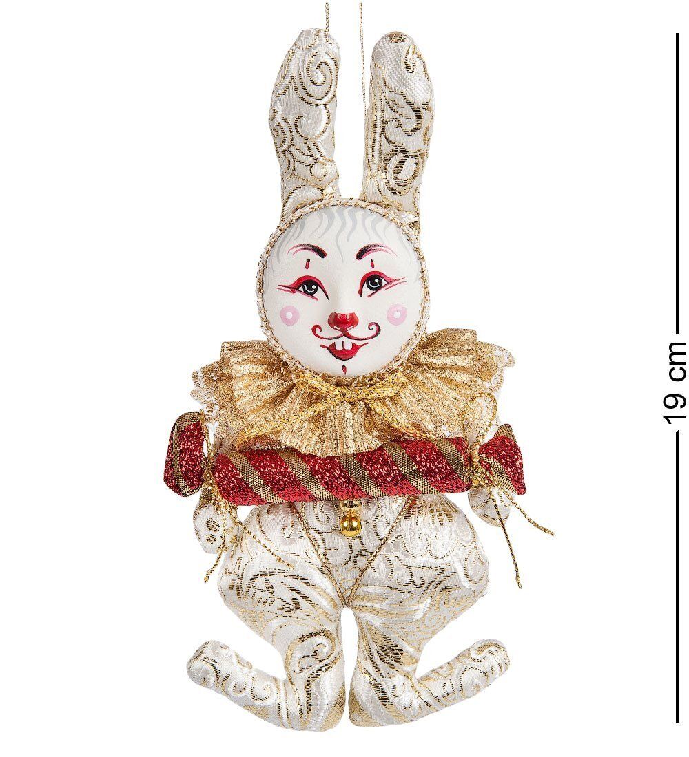 РусКукла RK-465/2 Кукла подвесная «Кролик с конфетой»