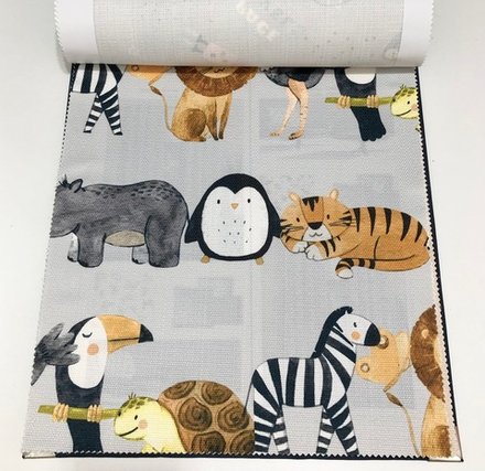 Ткань рогожка Anka Symfony of Colors Print Rex 106 арт. Universal 21 col. 1024 (высота 295 см)