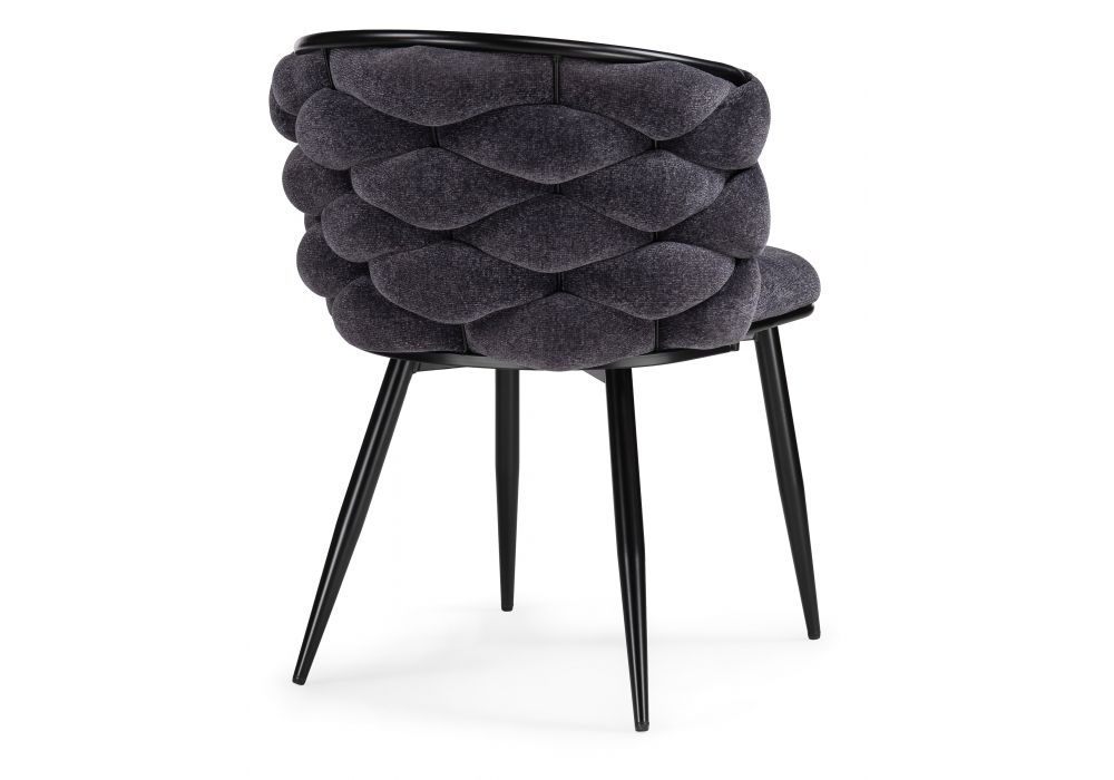 Стул на металлокаркасе Rendi gray-blue / black