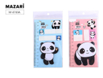 Набор закладок "PANDA BEAR " с клеевым краем 8,5х14,3 см (Mazari)