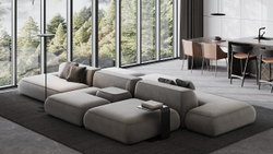 Модульный диван Генрих (Genrih), 4560 мм Двусторонний