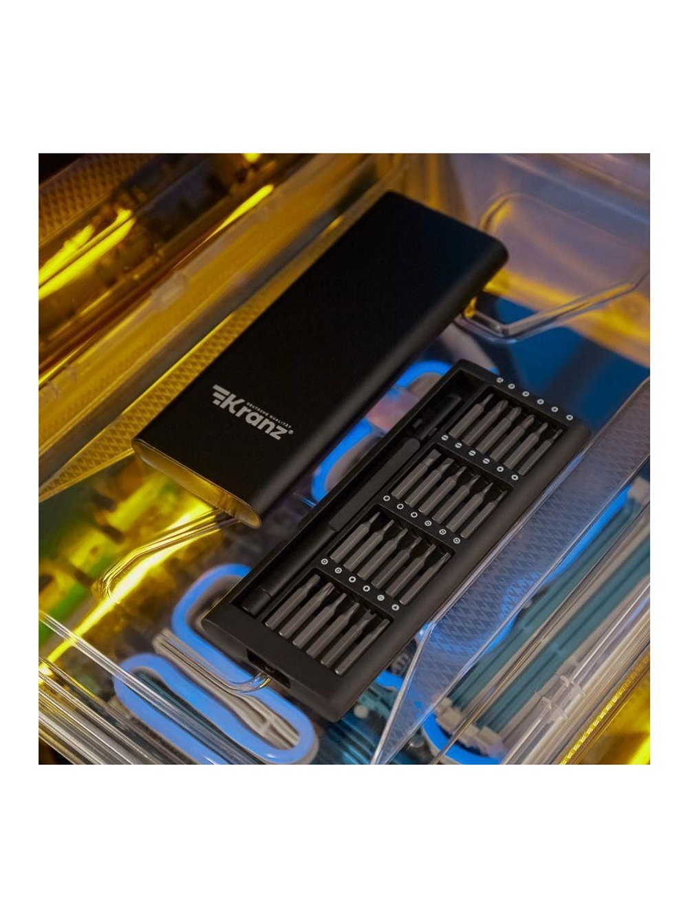 Набор отверток для точных работ RA-03 25 предметов Kranz KR-12-4753