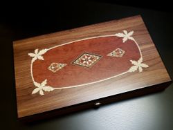 Нарды подарочные "Азия" орех антик (2208.WALR) 2