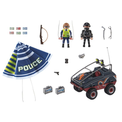 Playmobil - Полицейский парашют: погоня за амфибией 70781