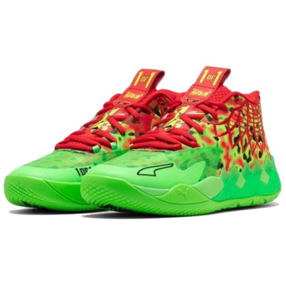 PUMA MB.01 Баскетбольные кроссовки MID Топ Зеленый Мужские