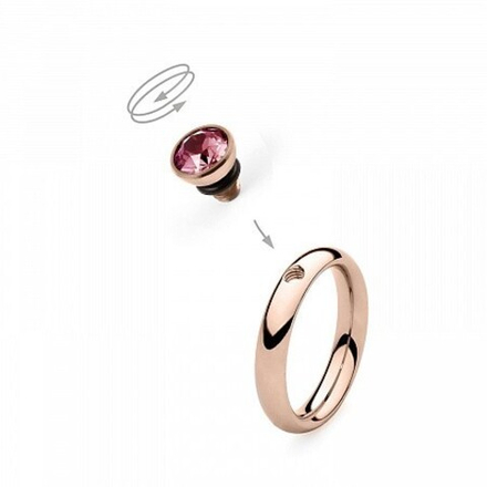 Шарм Qudo Bottone Indian Pink 5 мм 630110 R/RG