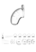 Прозрачный мужской пояс верности Cock Cage Model 13 Chastity 2.5 (Цвет: прозрачный)