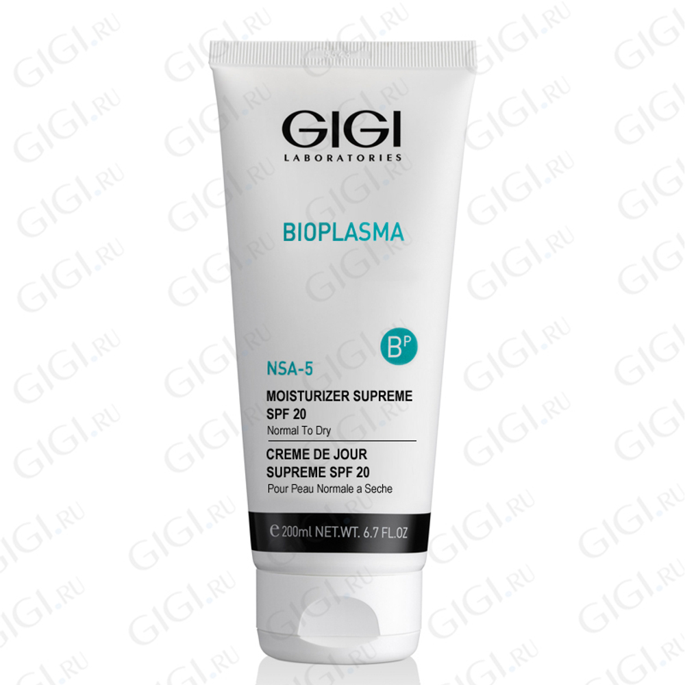 GIGI Bioplasma NSA-5 Moisturizer Supreme SPF 20, 200 ml