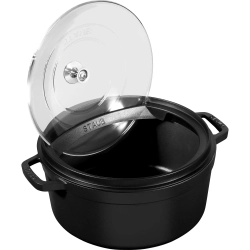 STAUB Стеклянная крышка 26 см, черный