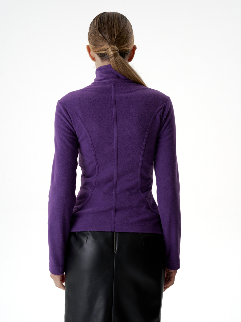 Рашгард из флиса фиолетовый