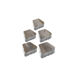 Тротуарная плитка АНТИК Листопад гладкий Песчаник, комплект из 5 видов плит