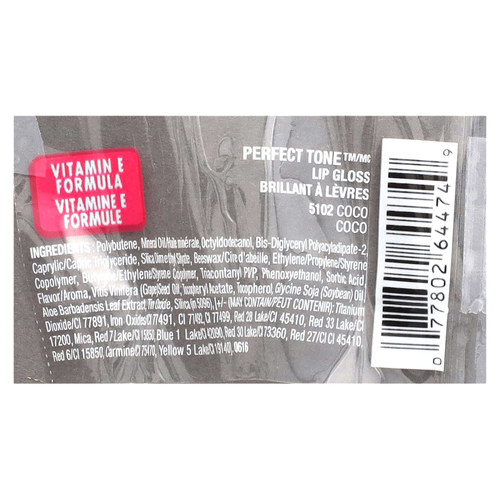 Black Radiance, Perfect Tone, блеск для губ, оттенок 5102 Coco, 11,8 мл (0,4 жидк. унции)