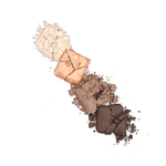 LuxVisage Тени для век Glam Look 4-х цветные тон 2 Кофейная