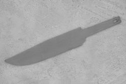 Заготовка для ножа, сталь Х12МФ 5,4мм. Модель "Боуи-I" с клинком 210мм, ТО 60-61HRC