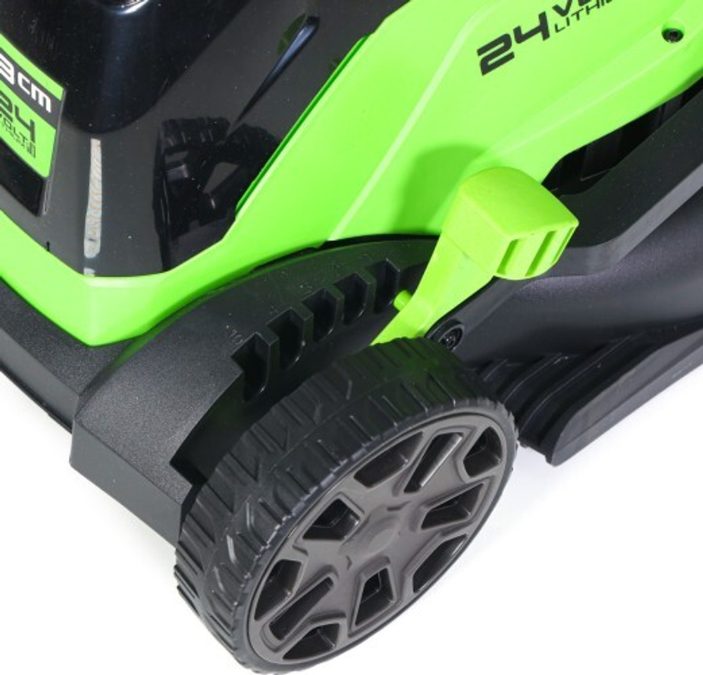 Газонокосилка аккумуляторная GREENWORKS GD24LM33 24V, 33 см, бесщеточная, без АКБ и ЗУ 2516107