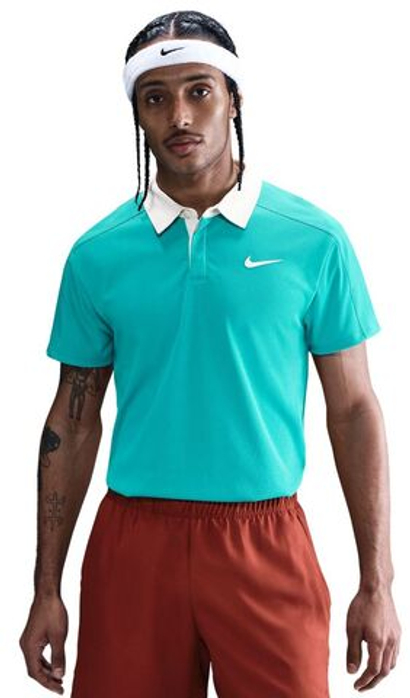 Теннисное поло Nike Court RG Dri-FIT Advantage Slam Tennis - dusty cactus/white