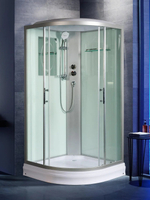 Душевая кабина WeltWasser  WW500 WERRA 902 90х90 см,  прозрачное стекло, поддон низкий, крыша
