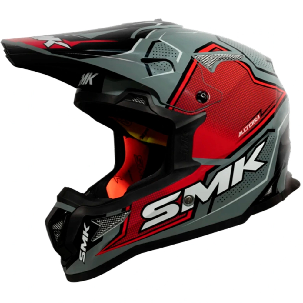 Шлем SMK ALLTERRA MAVERIX, цвет серый/красный (2XL)