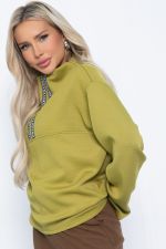 Свитшот Сати (лайм) Б12552-7 LT Collection