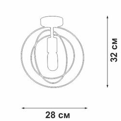 Светильник на штанге Vitaluce V3794 V3794-8/1PL
