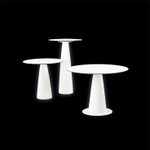 Стол из HPL пластика барный светящийся SLIDE Hopla Lighting, белый