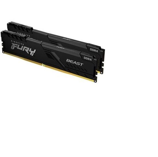 Оперативная память KINGSTON 16Gb DDR4 3200MHz Fury Beast Black 2x8Gb KIT KF432C16BBK2/16 KF432C16BBK2/16