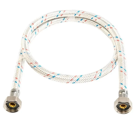 Подводка для воды в силиконовой оплетке 100см в/в