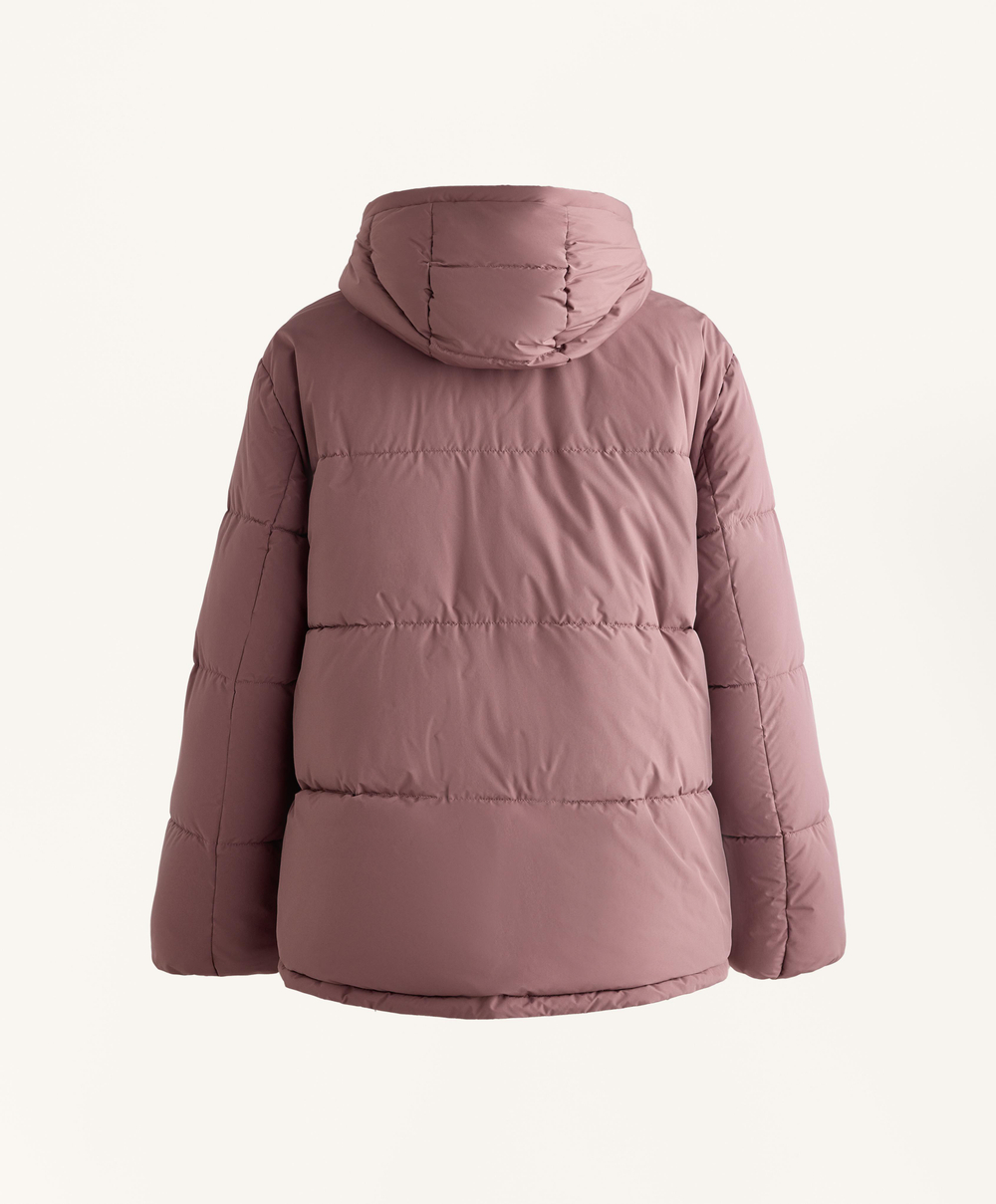 Oysho Водоотталкивающая утепленная куртка Primaloft®, фиолетово-розовый