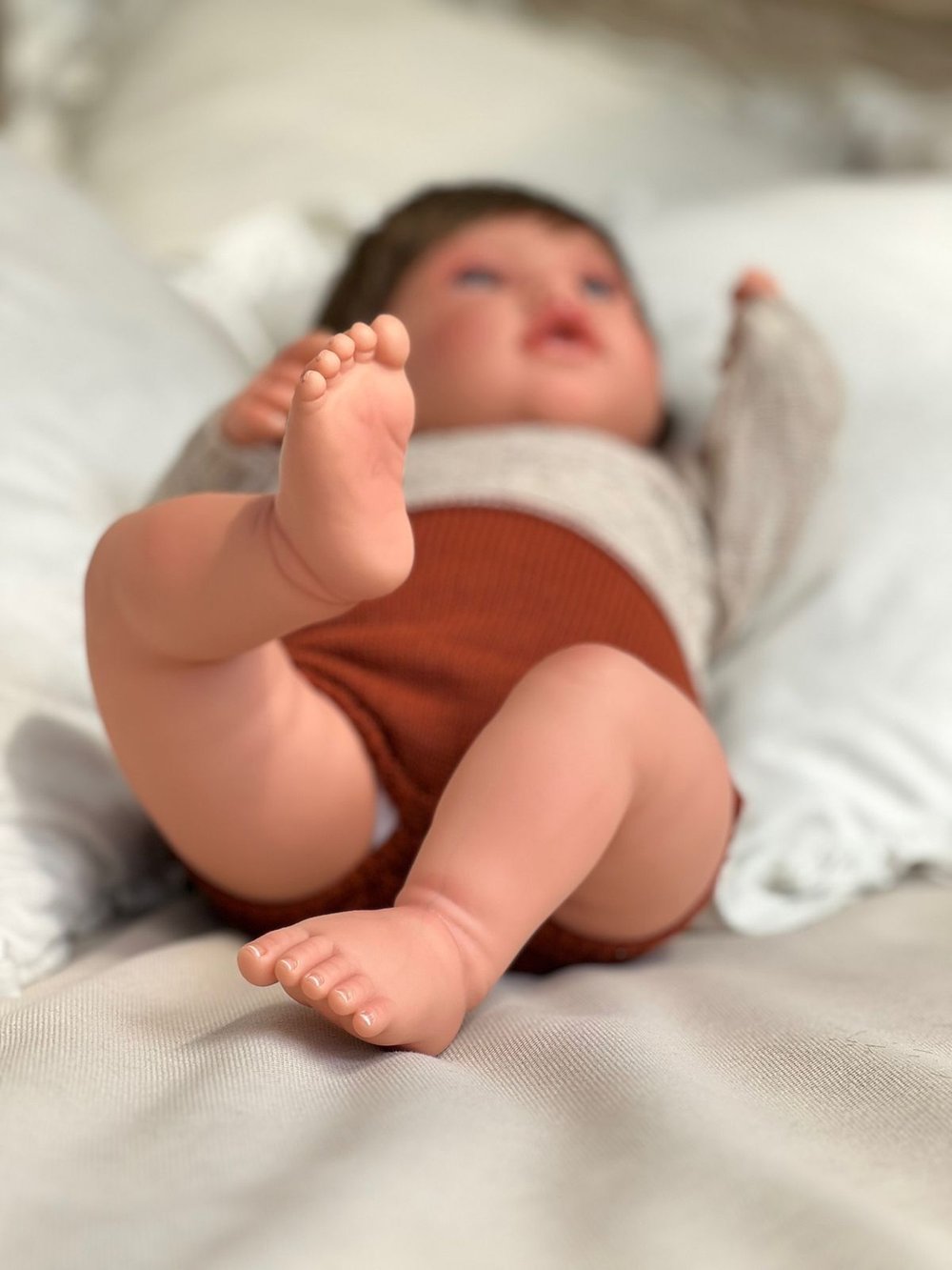 Кукла Реборн Marina and Pau 45cм Luka мягконабивная (M3036)