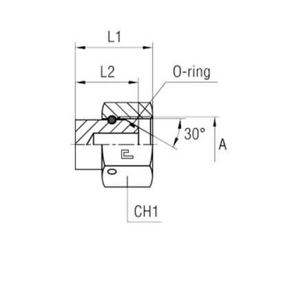 Заглушка V BSP 1/4"