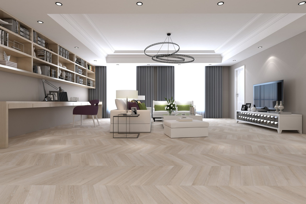 Кварц-винил LVT Damy Floor Chevron LVT 2.5 мм ПАЛЕ-РОЯЛЬ 3.048 м2