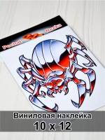 Наклейка - Стальной паук