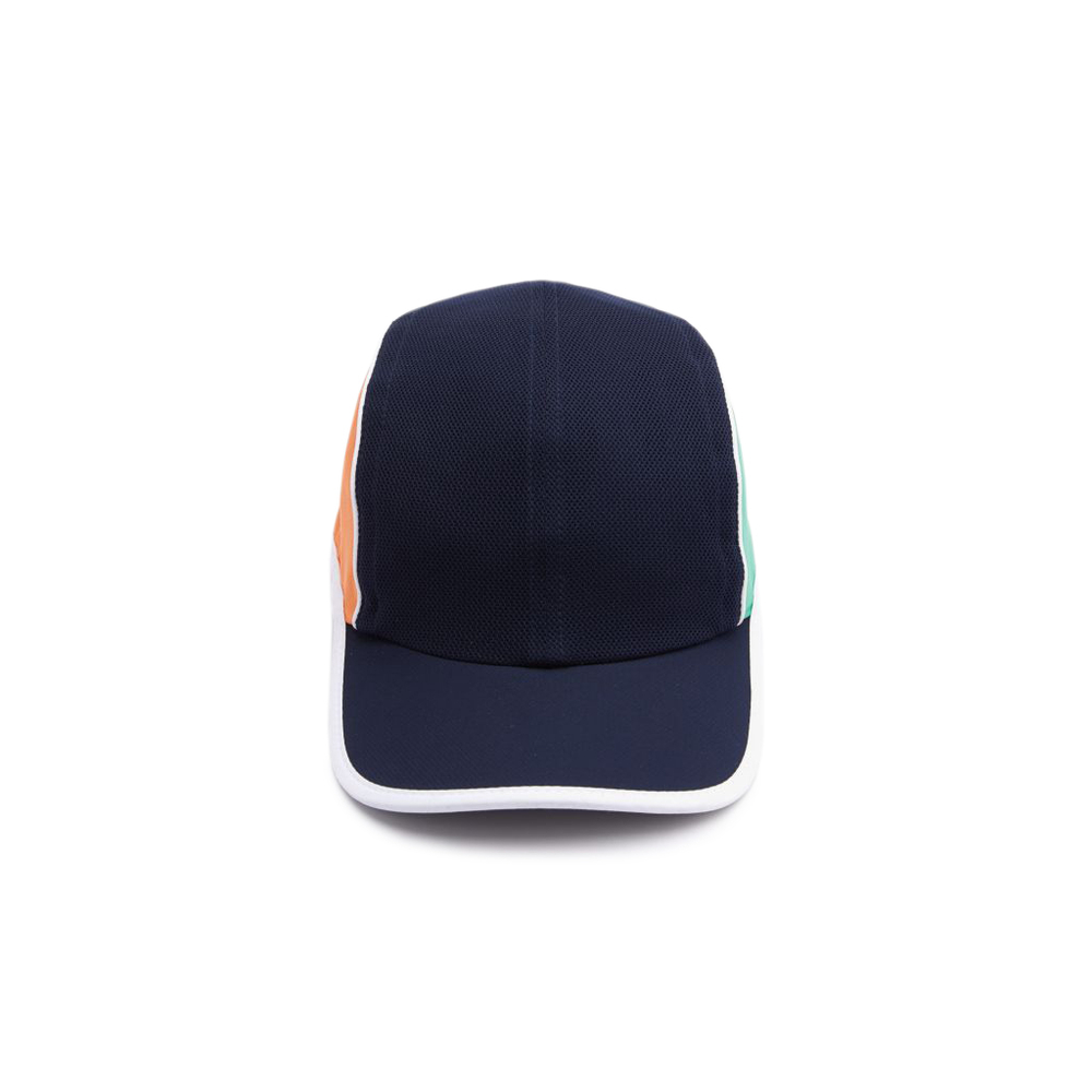 Теннисная кепка Lacoste Men's SPORT Mesh Panel Light - navy blue/orange/green/white