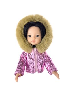 Куртка зимняя розовая для кукол Paola Reina 32 см (993)