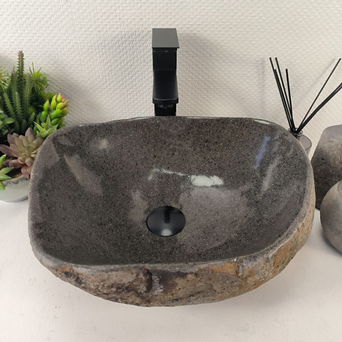 Раковина из речного камня RS-65453 44*36*15 0861