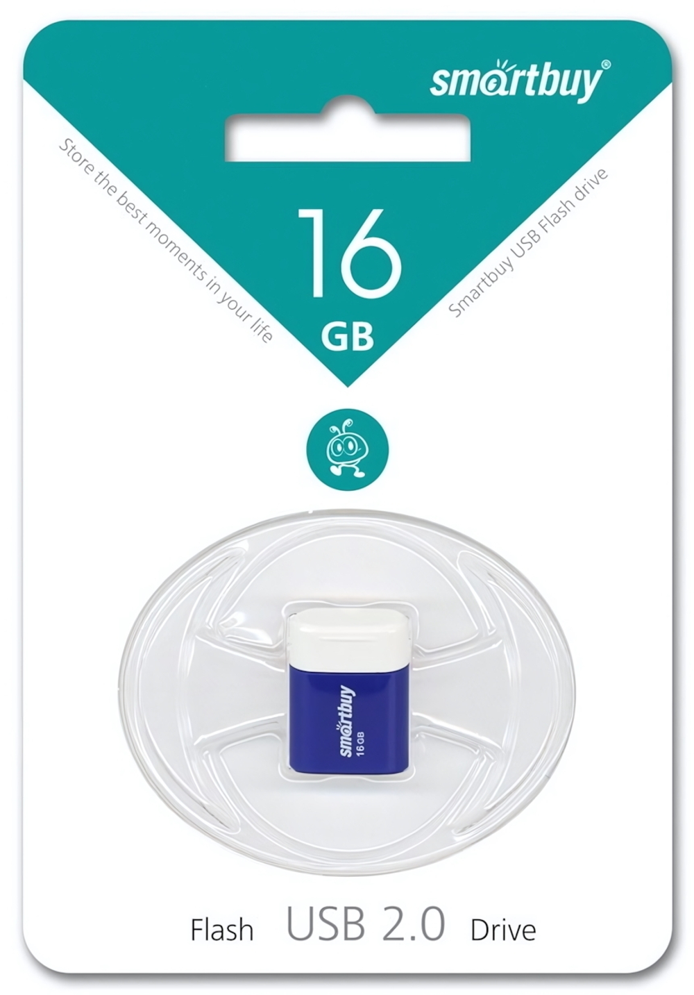 Флеш-накопитель 16 Gb Smartbuy Lara Blue