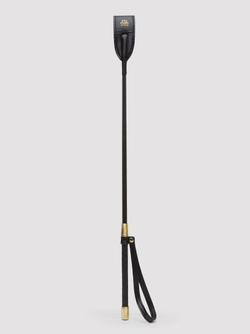 Черный стек Bound to You Faux Leather Riding Crop - 57 см.