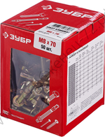 ЗУБР М8 х 70 мм, клиновой анкер, 50 шт (302032-08-070)