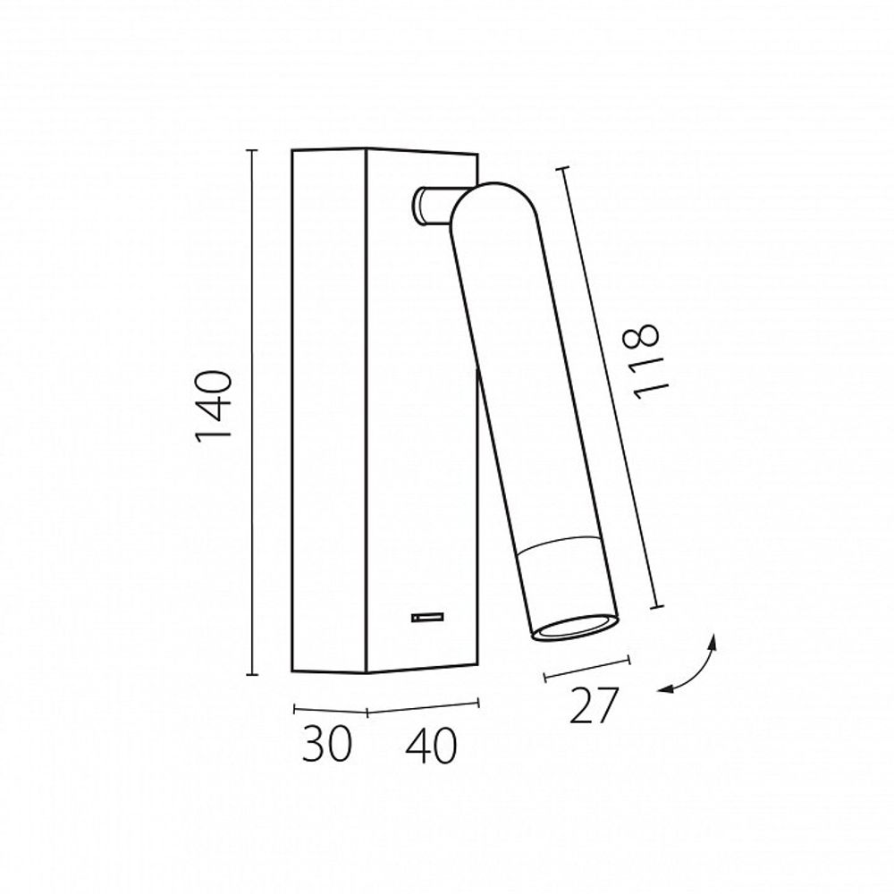 Бра Lightstar Omega 200737