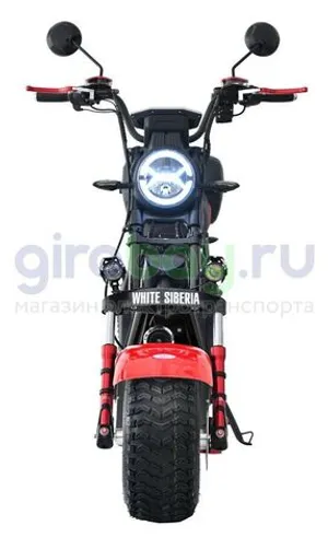 Электроскутер CityCoco WHITE SIBERIA PRO 2500w (Красный) фото 1 фото №6