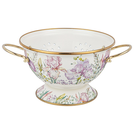 ДУРШЛАГ LEFARD ЭМАЛИРОВАННЫЙ, СЕРИЯ IRISES, 22*13 СМ