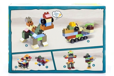 Конструктор блочный 68эл., кор HJ-35012B